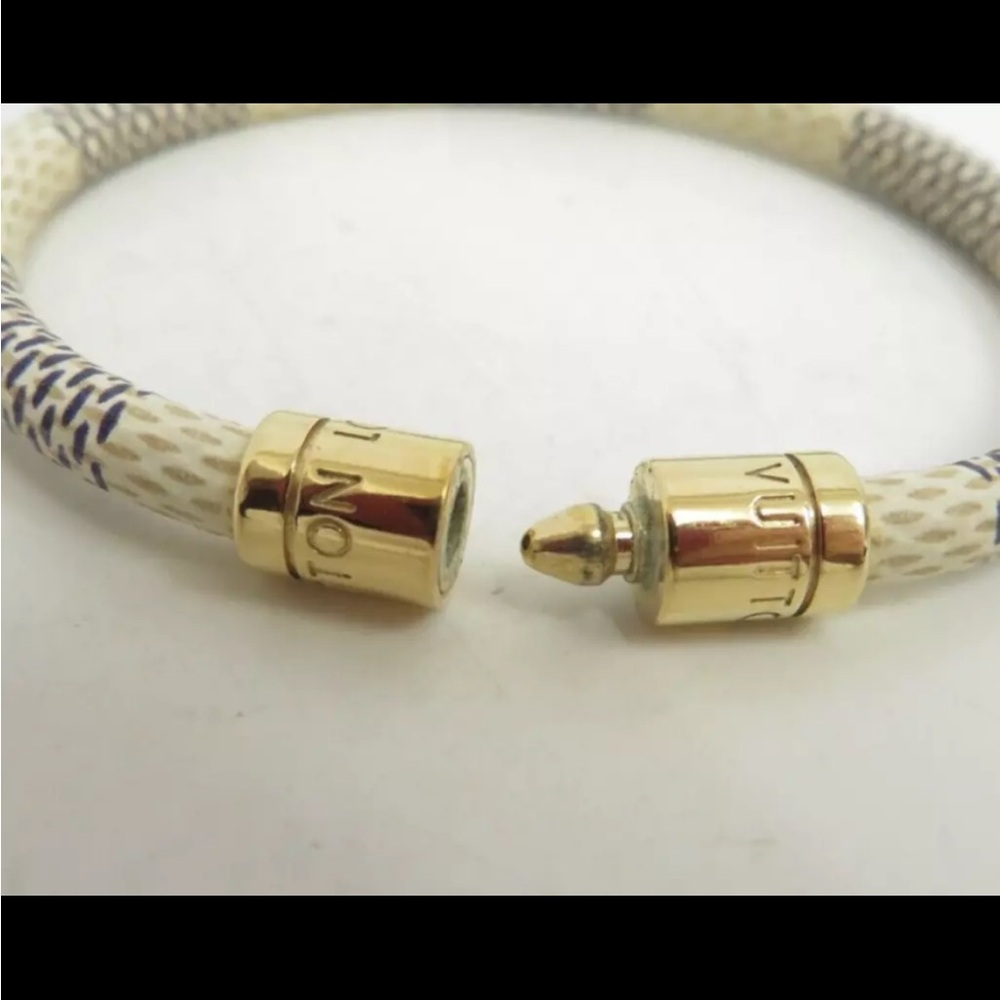 LOUIS VUITTON Keep It Bracelet Damier Azur - Picture 9 of 12